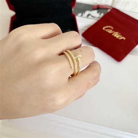 cartier nail ring replica|just un clou ring cost.